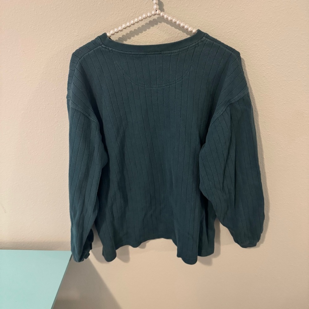 Disney Green and Blue Crew Neck Sweater with Embroidered Design - Picture 4 of 4